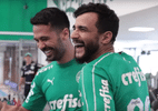Um ano após briga, Luan e Dourado se abraçam no Palmeiras; colegas festejam - reprodução/YouTube