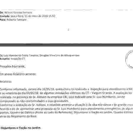 E-mail Flamengo Ninho 2018 - Reprodução - Reprodução