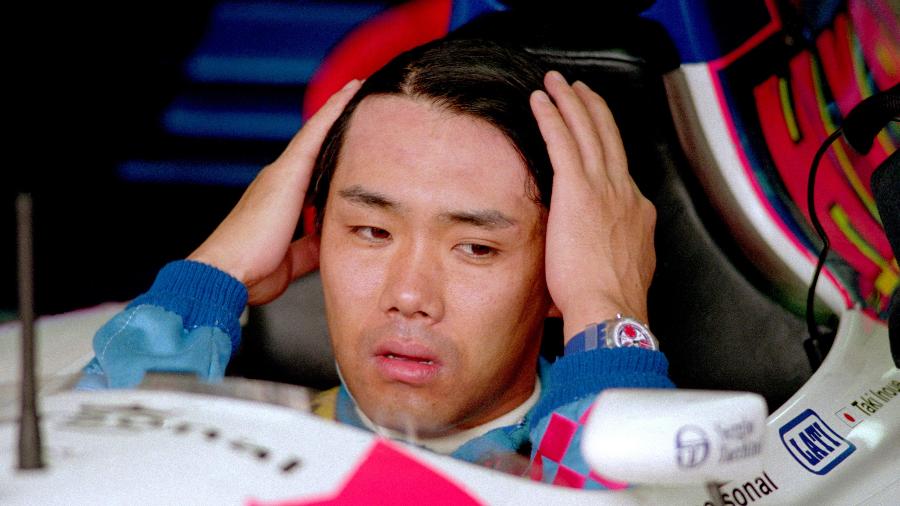 Taki Inoue, ex-piloto da F1, em 1995 - Claire Mackintosh/Getty