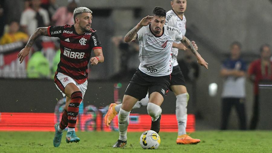 Athletico e Flamengo se enfrentam na Arena da Baixada pelo jogo de volta das quartas de final da Copa do Brasil - Thiago Ribeiro/AGIF