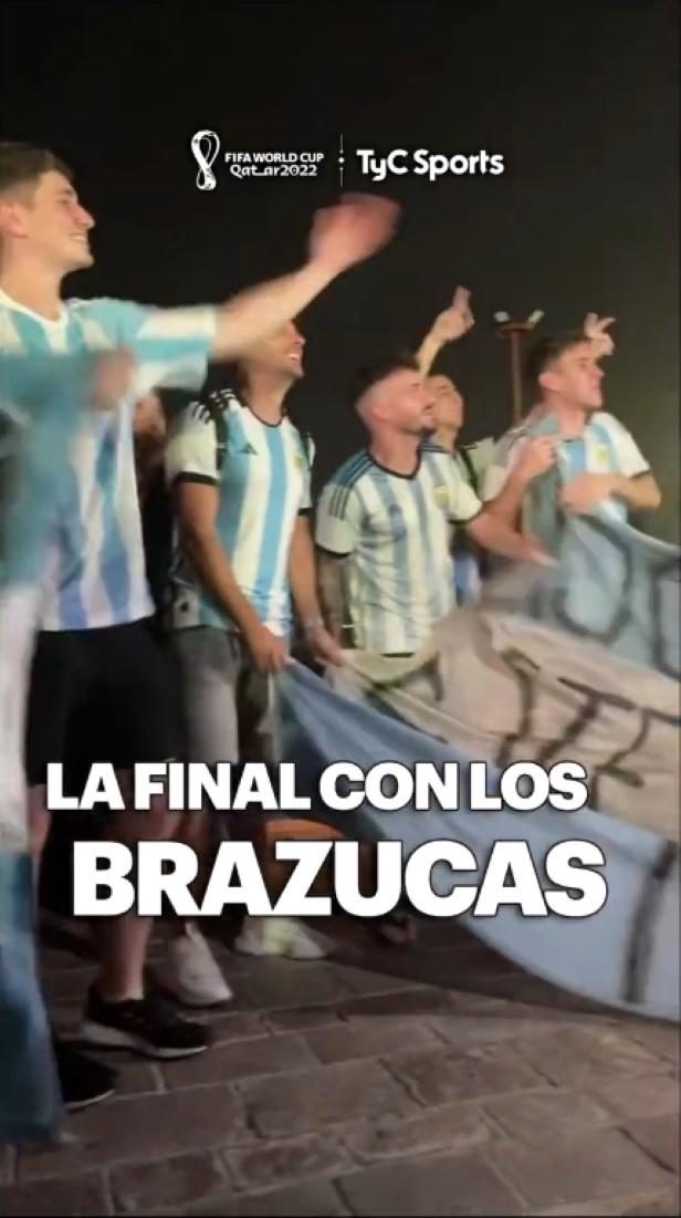 Torcida argentina canta nova música para a Copa, com direito a provocação ao Brasil