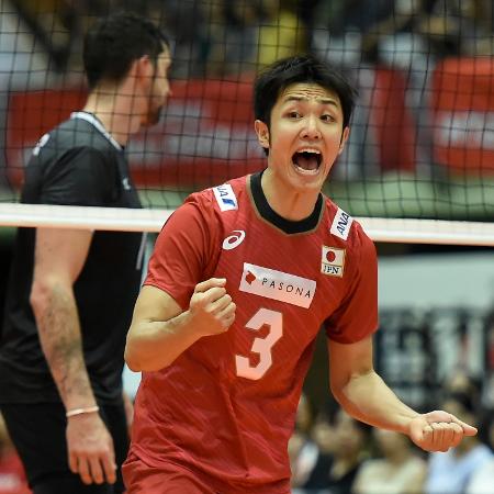 Naonobu Fujii, jogador da seleção japonesa de vôlei, nos Jogos Olímpicos de Tóquio - Matt Roberts/Getty Images