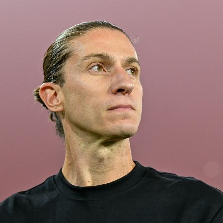 Filipe Luís, técnico do Flamengo, durante jogo contra o Mirassol pelo Brasileirão Filipe Luís, técnico do Flamengo, durante jogo contra o Mirassol pelo Brasileirão
