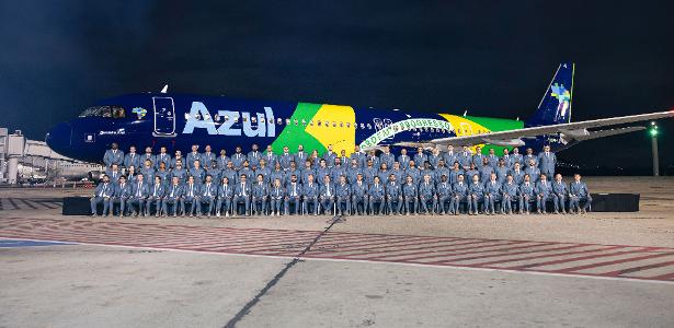 Seleção Brasileira embarca para os Estados Unidos para a Copa do Mundo