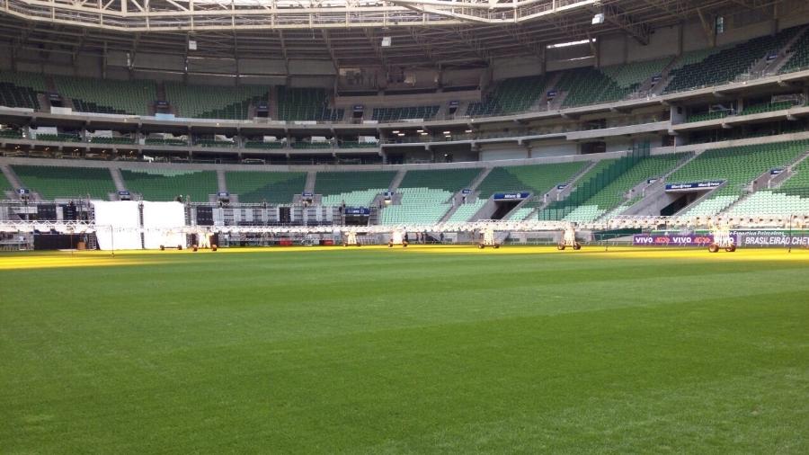 Allianz Parque receberá treino fechado do Palmeiras após replantio do gramado - Divulgação