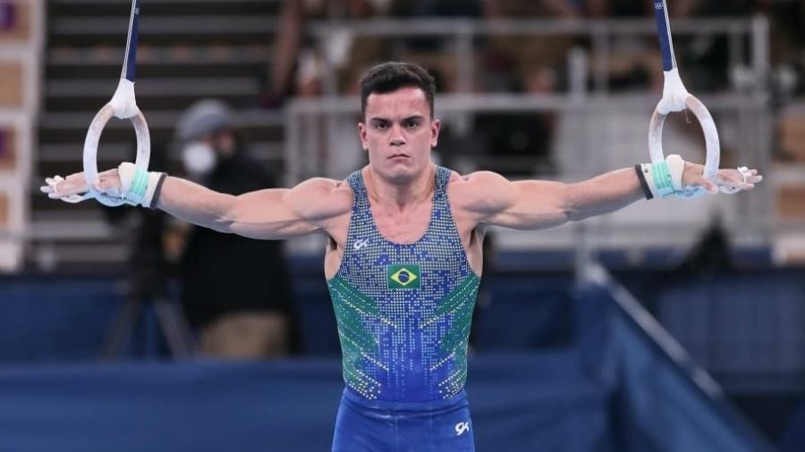 Caio Souza durante a final individual da ginástica olímpica - Ricardo Bufolin/CBG