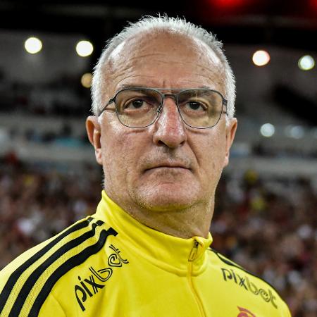 Dorival Júnior, quando comandava o Flamengo, em jogo contra o Santos - Thiago Ribeiro/AGIF