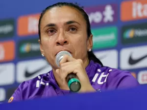 Marta se emociona com Copa de 2027 e repensa aposentadoria