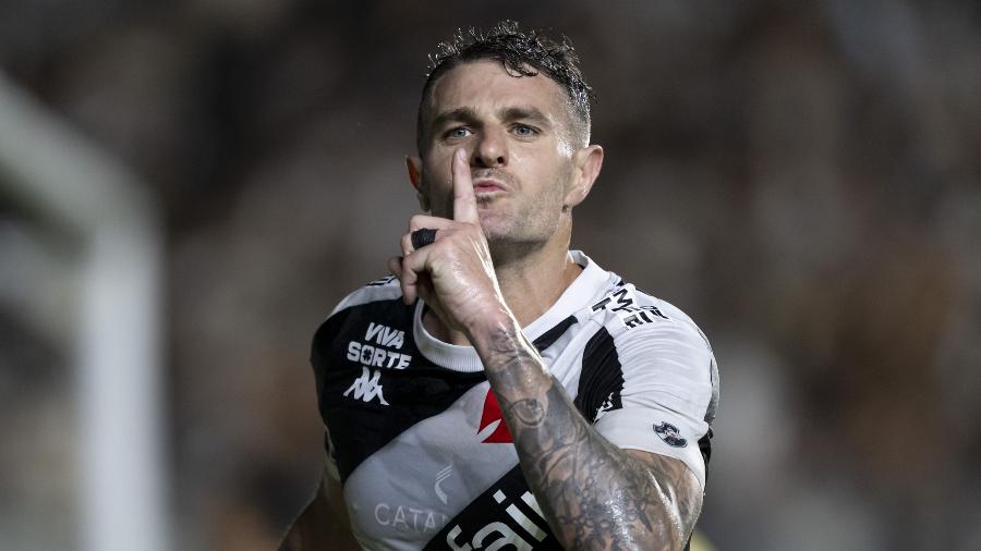 Vegetti celebra gol do Vasco Vegetti celebra gol do Vasco