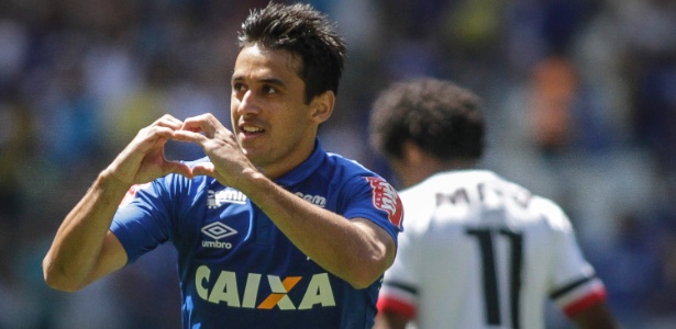 Robinho está de volta ao Cruzeiro e vai ficar no banco de reservas neste domingo - Thomas Santos/AGIF