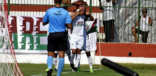Fluminense comemora gol sobre Volta Redonda - Mailson Santana/Fluminense FC - Mailson Santana/Fluminense FC