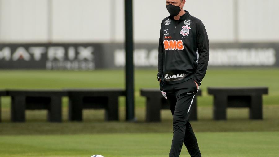 Tiago Nunes não tem mais o apoio do grupo e demissão ganha força no Corinthians - Rodrigo Coca/Agência Corinthians