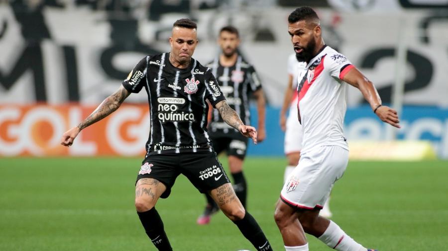Luan em ação pelo Corinthians contra o Atlético Goianiense pelo Brasileirão - Rodrigo Coca/Agência Corinthians