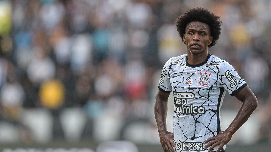 Willian, jogador do Corinthians,durante partida contra o Botafogo Engenhao pelo campeonato Brasileiro A 2022 - Thiago Ribeiro/AGIF