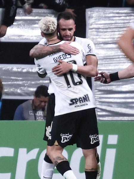 Renato Augusto balançou as redes para o Corinthians contra o Fluminense, em partida válida pela Copa do Brasil - Ettore Chiereguini/AGIF