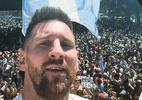 Messi publica fotos da festa do título e se declara para a Argentina - Reprodução/Instagram