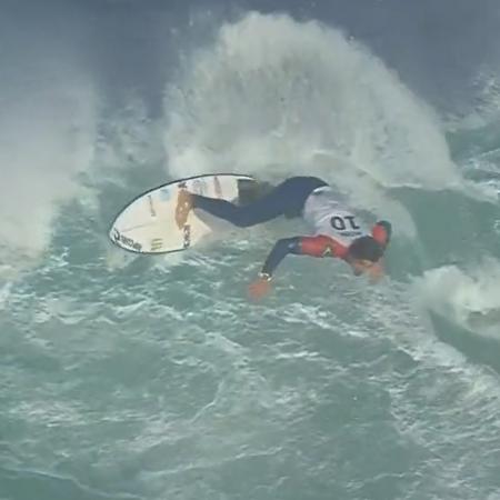 Gabriel Medina durante etapa de Margaret River da WSL - Reprodução/Twitter