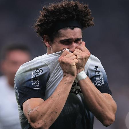 André Ramalho celebra gol do Corinthians sobre o Juventude em duelo da Copa do Brasil