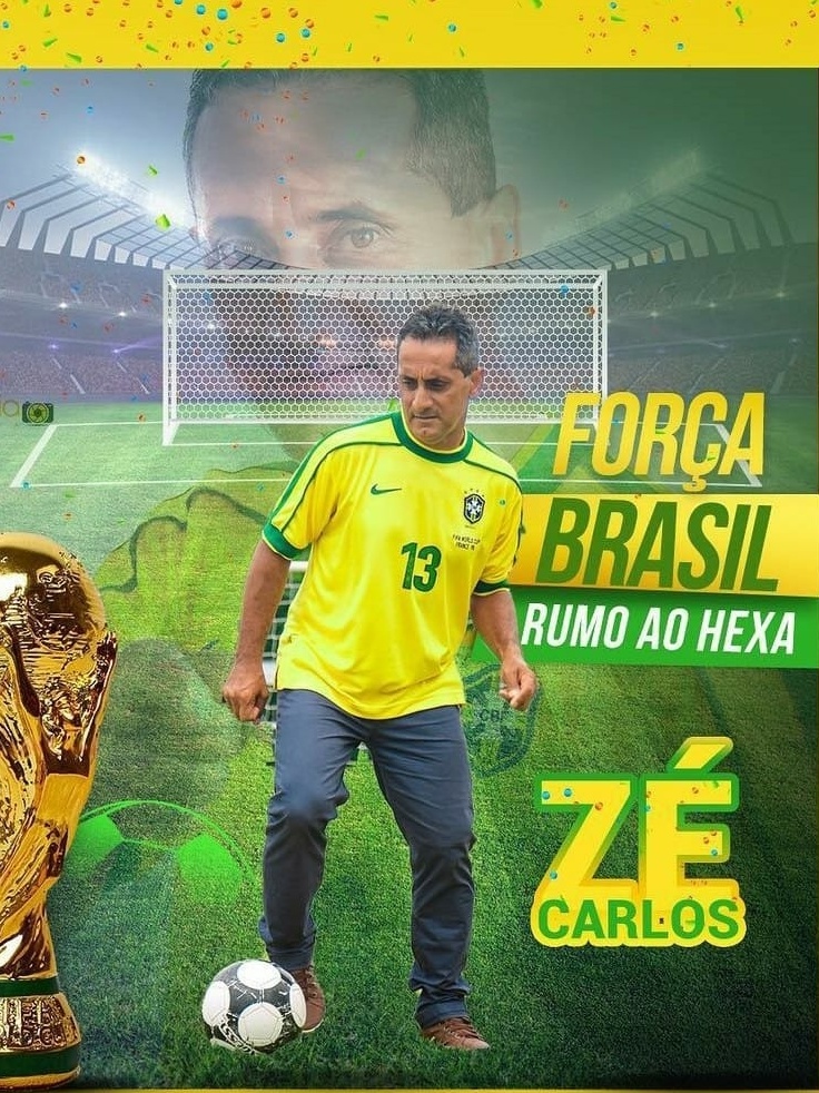 Zé Carlos ex-lateral do São Paulo e Copa do Mundo de 98