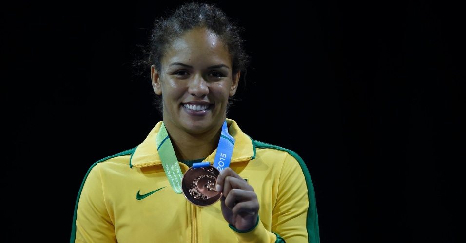 Aline Silva conquistou medalha de bronze na luta olímpica