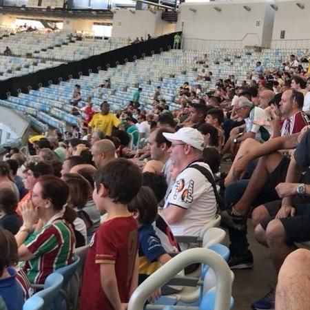 Torcedores de Vasco e Fluminense assistem clássico disputado no Maracanã em 2018 - Bruno Braz/UOL