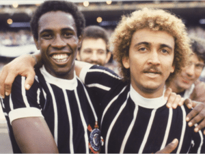 Ataliba e Biro-Biro durante passagem pelo Corinthians - Reprodução - Reprodução