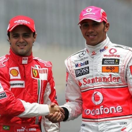 Massa e Hamilton disputaram o título de 2008