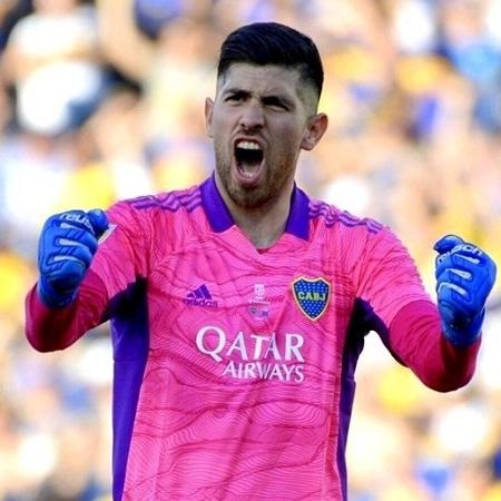 Agustín Rossi, goleiro argentino do Boca Juniors que já está acertado com o Flamengo - Twitter Boca Juniors