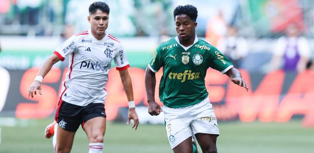 Endrick surpreende com jogada brilhante em Palmeiras x Flamengo; confira o lance.