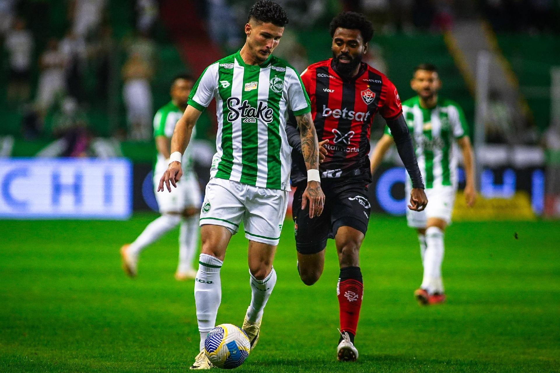 Juventude e Vitória empatam em jogo com gol bizarro pelo Brasileirão