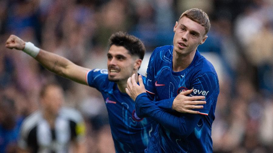 Cole Palmer comemora gol do Chelsea - Joe Prior/Visionhaus