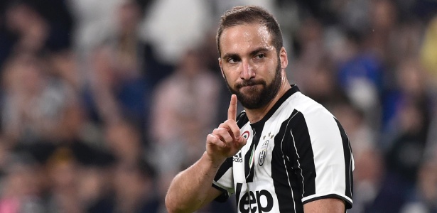 Higuain foi artilheiro da Juventus na temporada - REUTERS/Giorgio Perottino