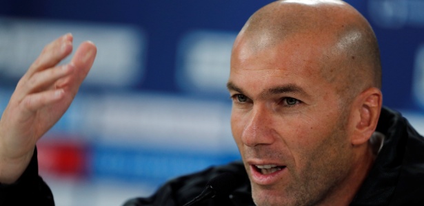 Técnico Zinedine Zidane em coletiva de imprensa - REUTERS/Amr Abdallah Dalsh