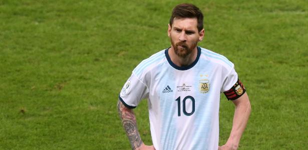 Messi durante o duelo contra o Paraguai, na fase de grupos da Copa América - REUTERS/Edgard Garrido