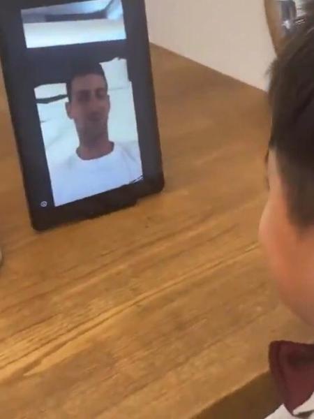 Novak Djokovic surpreendeu fã de seis anos com vídeo em aniversário - Reprodução