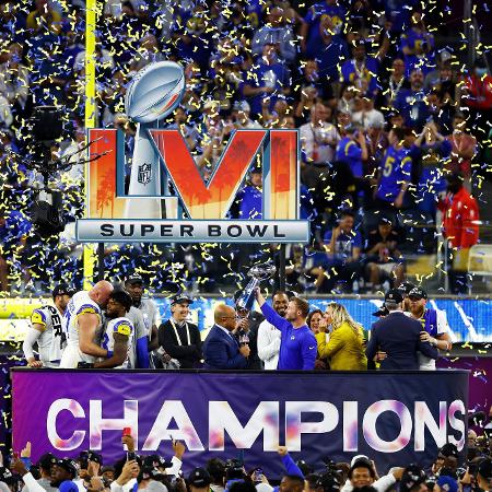 Los Angeles Rams  foi campeão do Super Bowl 56 com virada incrível sobre Bengals - Ronald Martinez/Getty Images