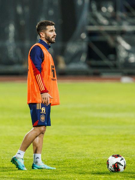 José Luis Gayà, lateral da Espanha, tem lesão e pode ser cortado da Copa - Divulgação/Twitter Espanha