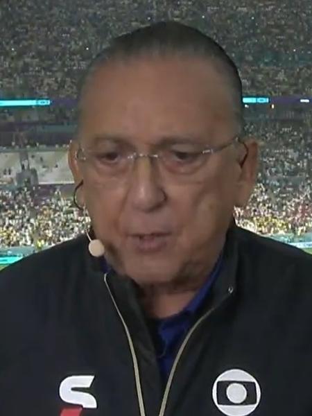 Galvão Bueno foi o narrador de Brasil x Sérvia na Copa do Mundo - Reprodução/Globo
