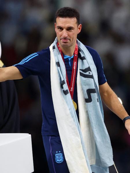 Lionel Scaloni, técnico da Argentina na conquista da Copa do Mundo 2022 - REUTERS/Hannah Mckay