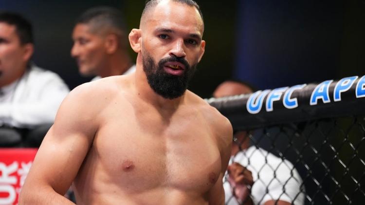 Michel Pereira, lutador do UFC, antes de luta contra Santiago Ponzinibbio