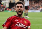 Bruno Fernandes marca no fim, e United derrota o Fulham no Campeonato Inglês - ADRIAN DENNIS/AFP