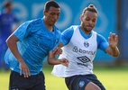 Grêmio: Braithwaite é novidade em treino após empate com Corinthians - LUCAS UEBEL/GREMIO FBPA