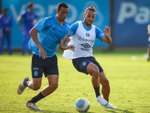 Grêmio: Braithwaite é novidade em treino após empate com Corinthians