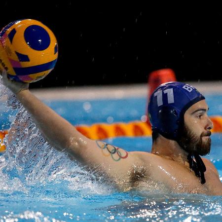 Gustavo Guimarães, o Grummy, durante partida contra o Uruguai pelo Sul-Americano - Satiro Sodré/SSPress/CBDA