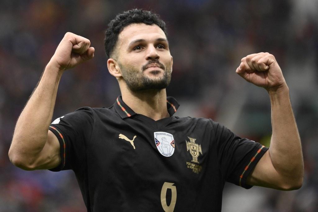 Gonçalo Ramos comemora gol de Portugal contra a Armênia na última rodada das Eliminatórias Europeias para a Copa do Mundo 2026 - undefined