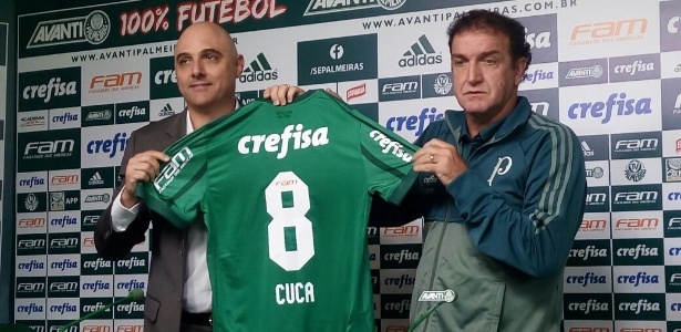 Cuca se apresenta no Palmeiras em seu retorno após cinco meses - José Edgar Matos