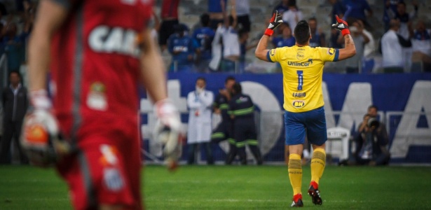 Goleiro foi espetacular na decisão contra o Santos e pegou três cobranças de pênalti - Vinnicius Silva/Cruzeiro