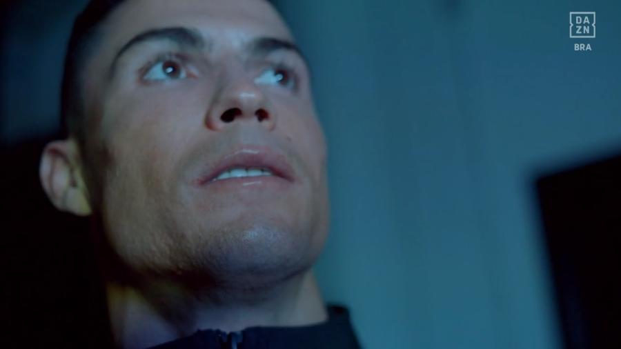 Cristiano Ronaldo em trecho de documentário produzido pelo Dazn - Reprodução