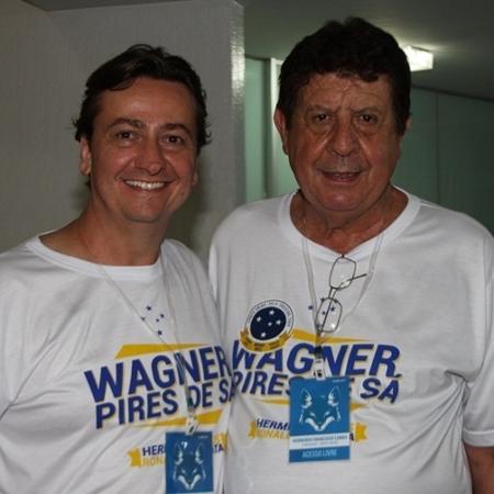 Além do presidente Wagner Pires, Ronaldo Granata (esquerda) e Hermínio Lemos (direita) também deixam o Cruzeiro - Divulgação/Cruzeiro