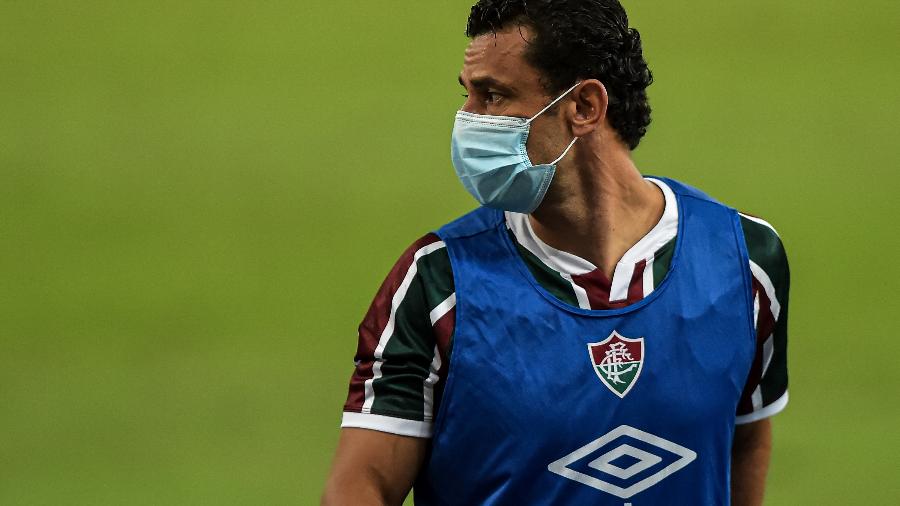 Atacante Fred foi poupado pelo Fluminense do duelo com o São Paulo após sua esposa testar positivo para covid-19 - Thiago Ribeiro/AGIF